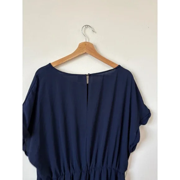 SHEIN Curve Dark Blue Short Sleeve Jumpsuit – 2XL – NWOT - Picture 6 of 6